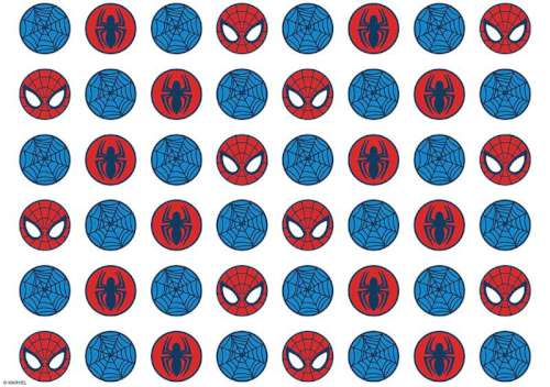 Spiderman Edible Character Pattern Sheet - Click Image to Close